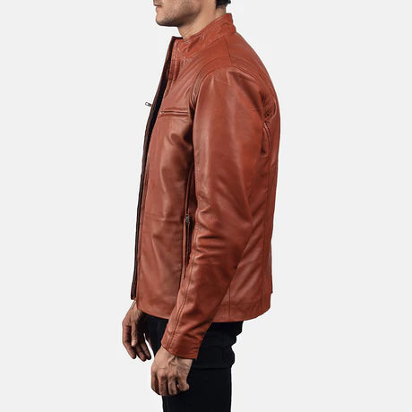 Ionic Black Leather Jacket