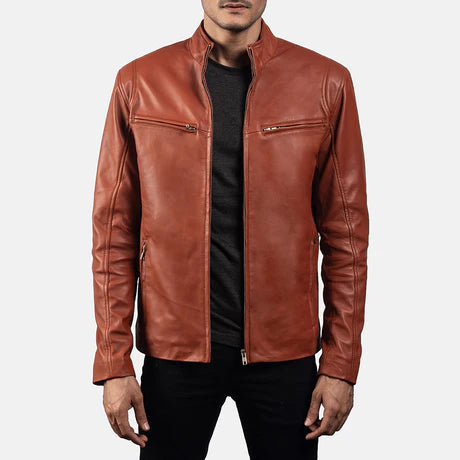 Ionic Black Leather Jacket