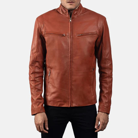 Ionic Black Leather Jacket