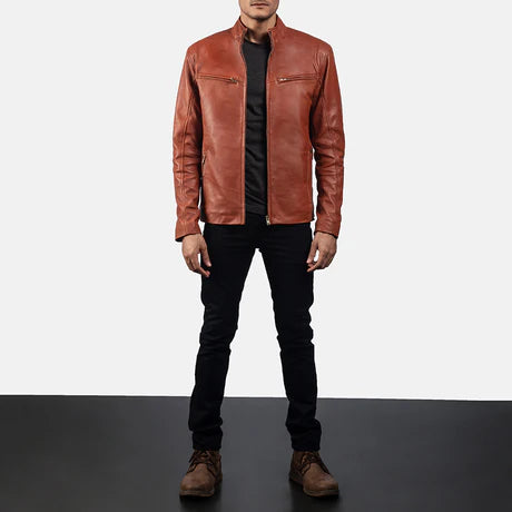 Ionic Black Leather Jacket