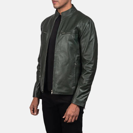 Ionic Black Leather Jacket
