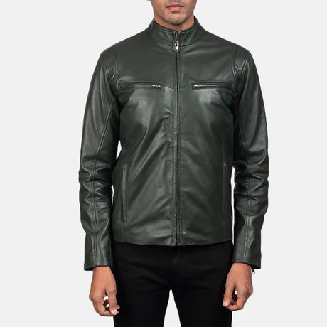 Ionic Black Leather Jacket