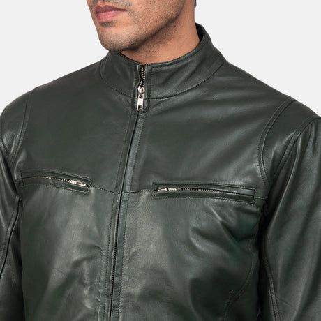 Ionic Black Leather Jacket