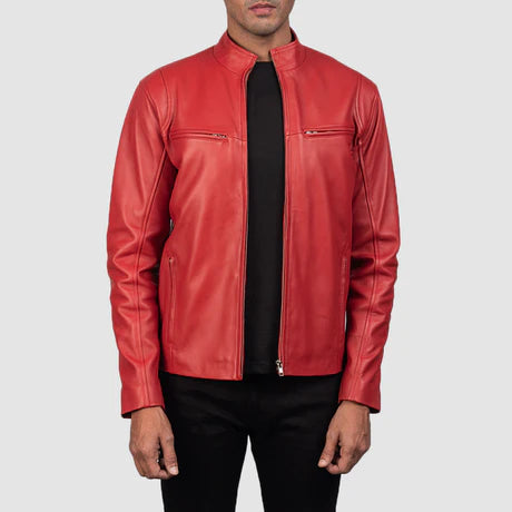 Ionic Black Leather Jacket