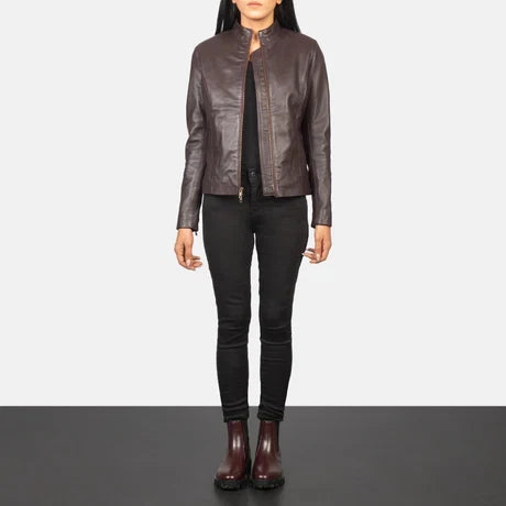 Women's Black Genuine Leather Jacket