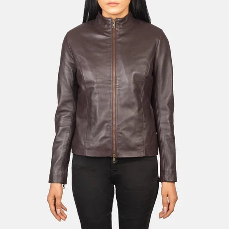 Women's Black Genuine Leather Jacket