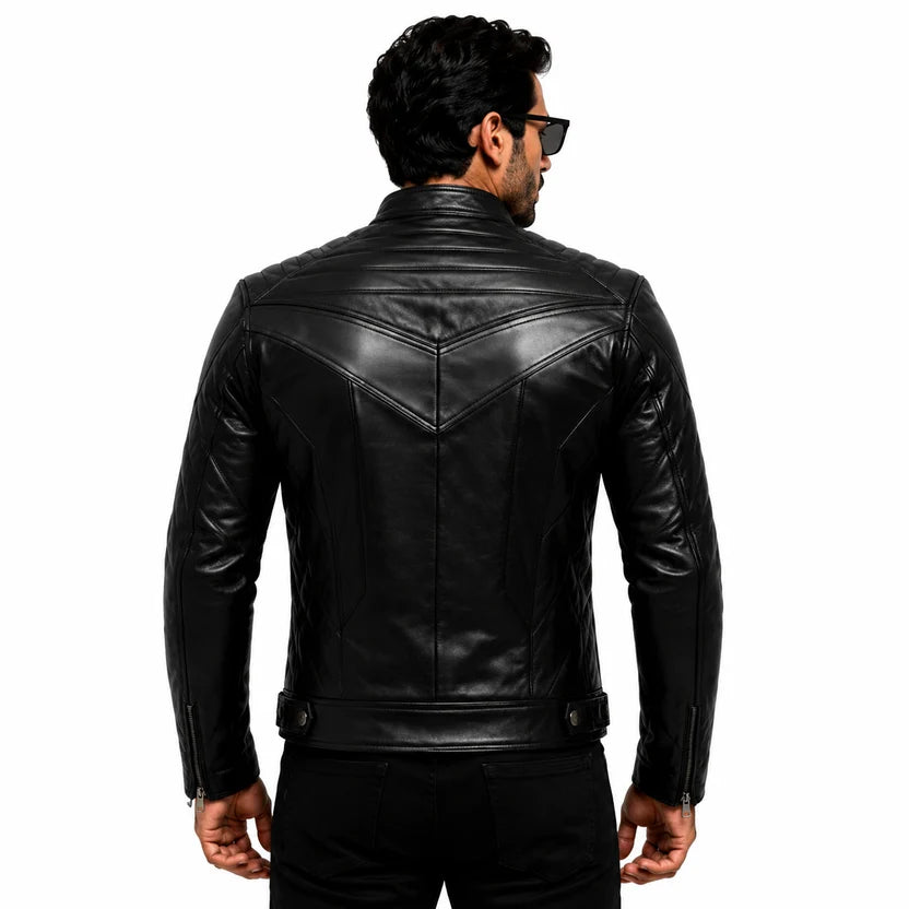 Minimal Biker Streetwear Outfit