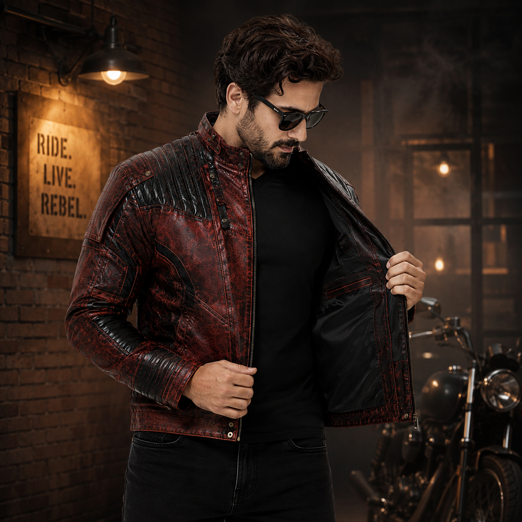 Premium Genuine Leather Motorcycle Jacket