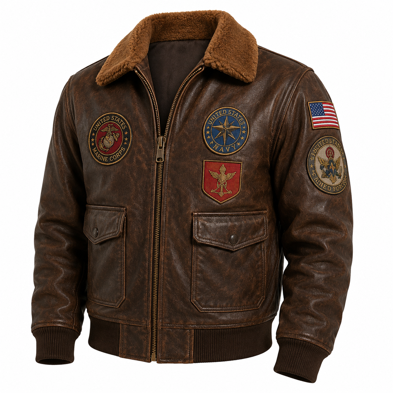 Men's Vintage Brown Genuine Leather