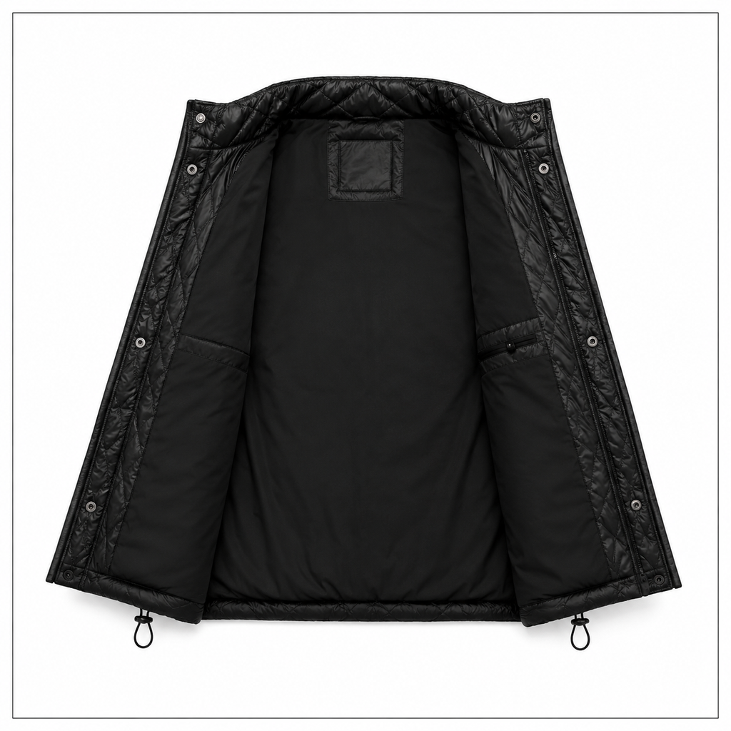 Women's pink diamond-quilted vest