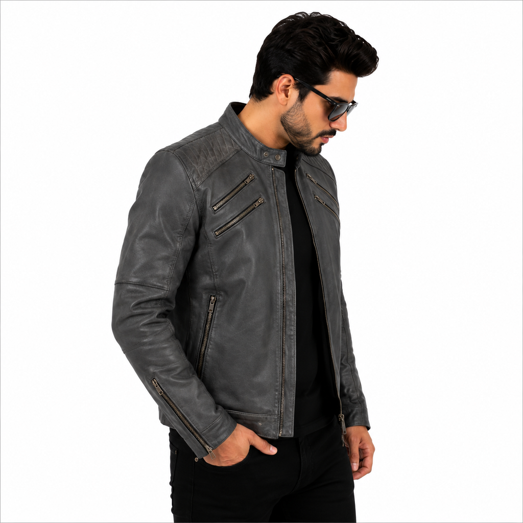 Michael Jackson Beat It MaroonLeather Jacket