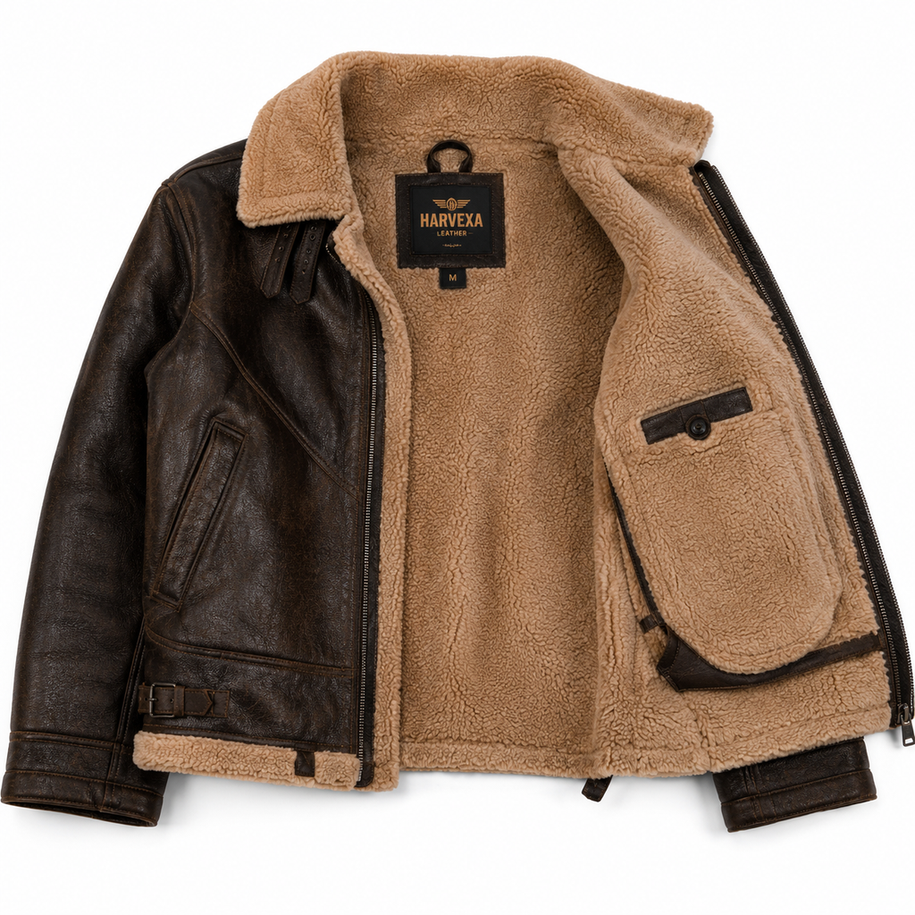 Men's Classic B-3 Aviator Flight Jacket