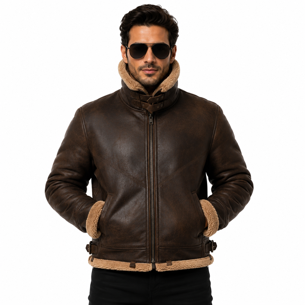 Men's Classic B-3 Aviator Flight Jacket
