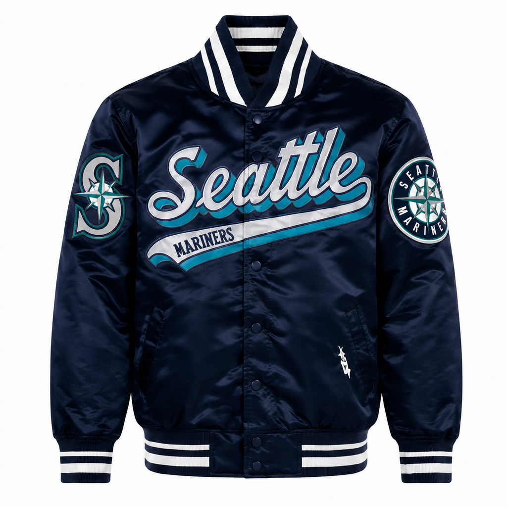 Seattle Mariners Satin Jacket