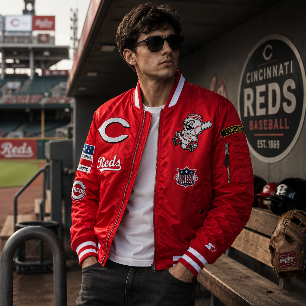 Cincinnati Reds Alpha Industries Jacket