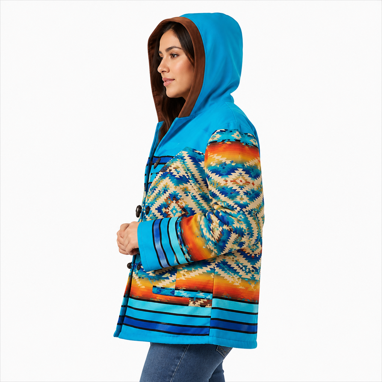 Desert Sky Aztec Geometric Print Toggle 