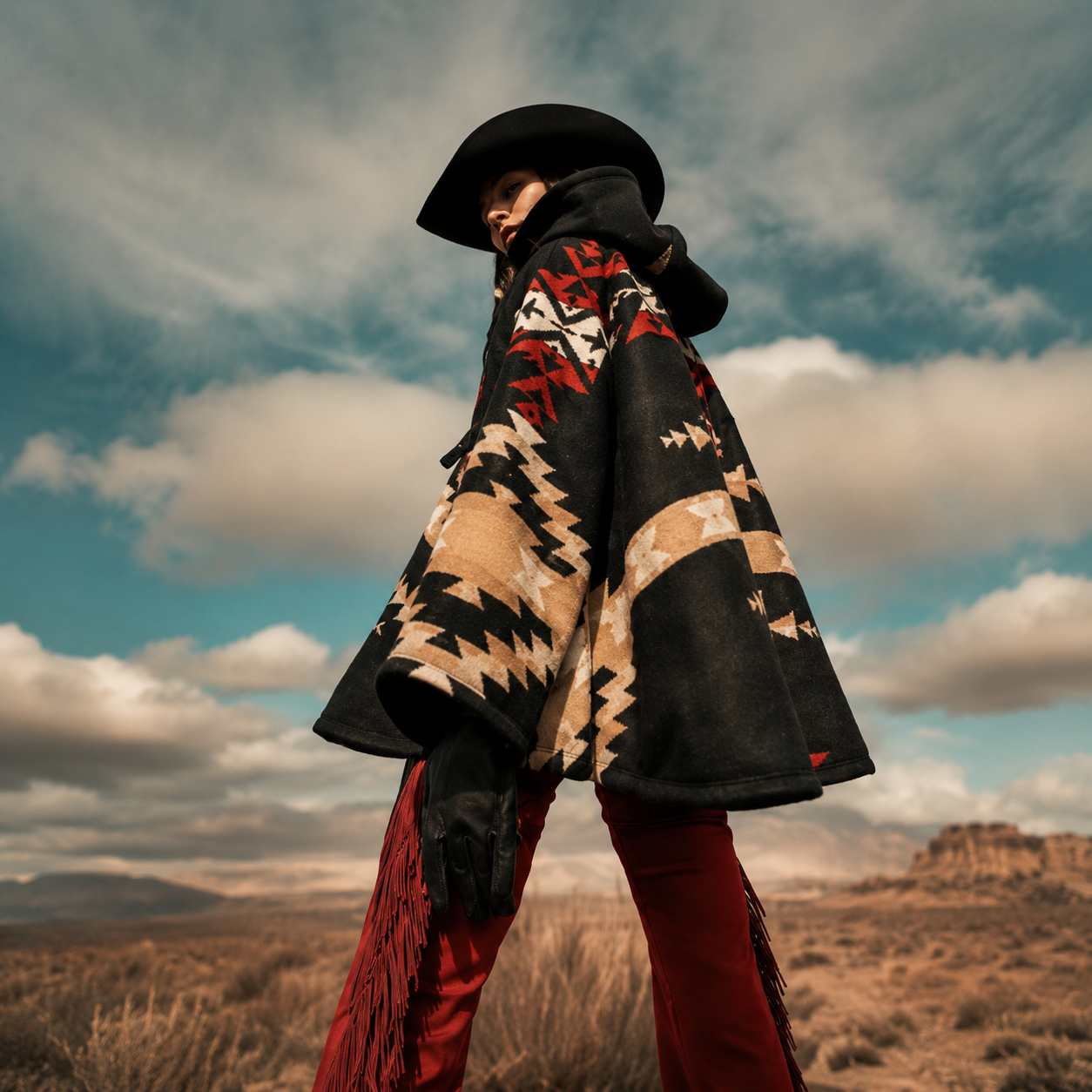 Yellowstone Beth Dutton Black Red Coat