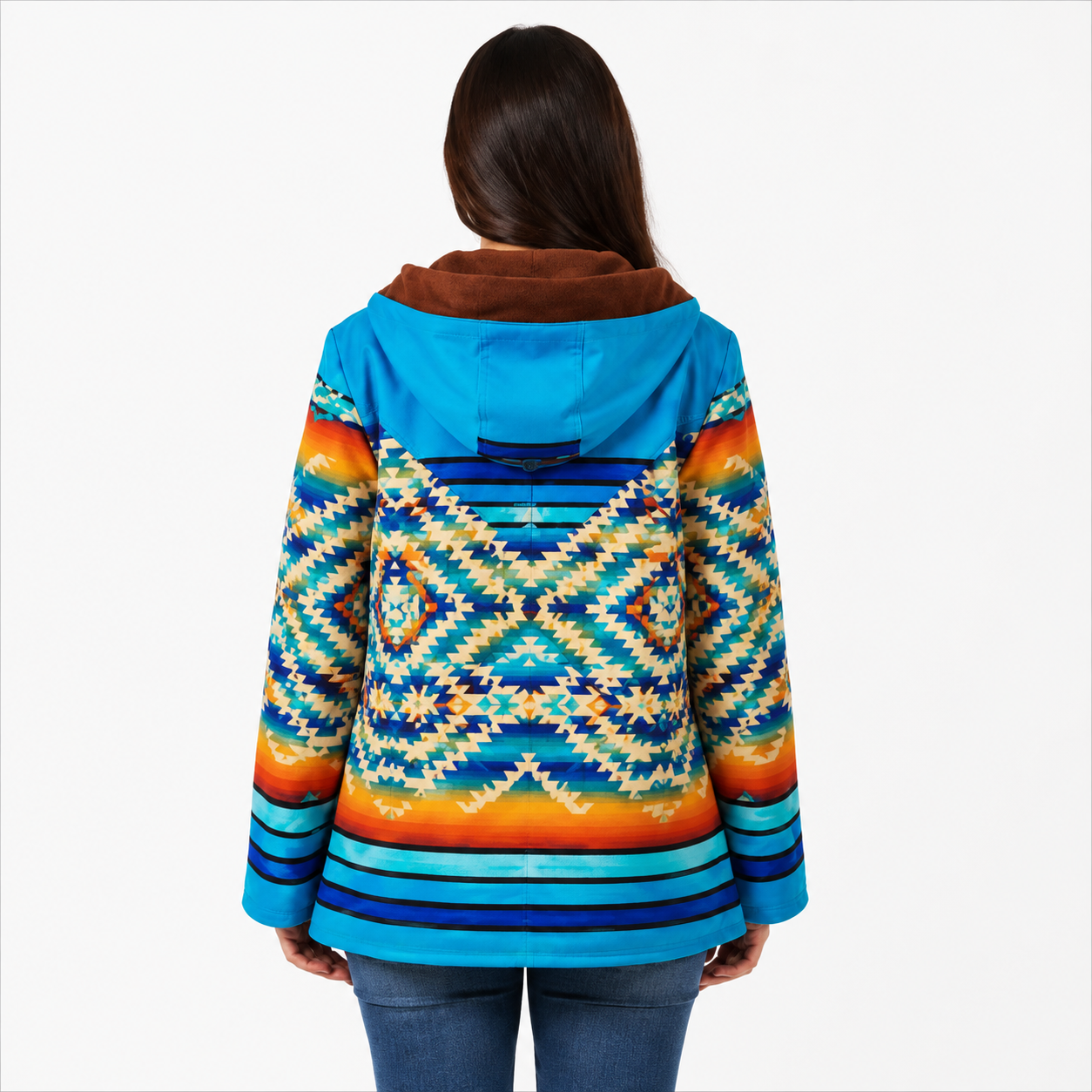 Women's Colorful Aztec Print Jacket 
