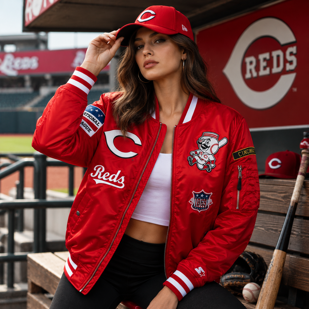 Cincinnati Reds Alpha Industries Jacket