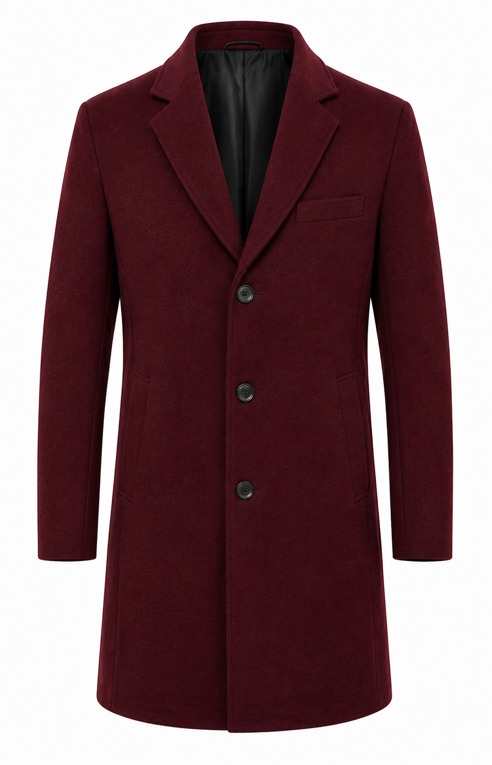 Classic Single-Breasted Wool coat