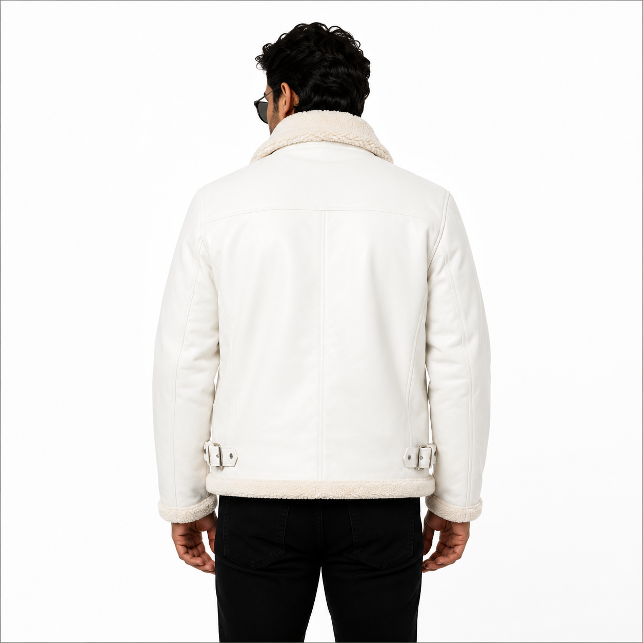 Men's Off-White / Cream B-3 Aviator Jacket