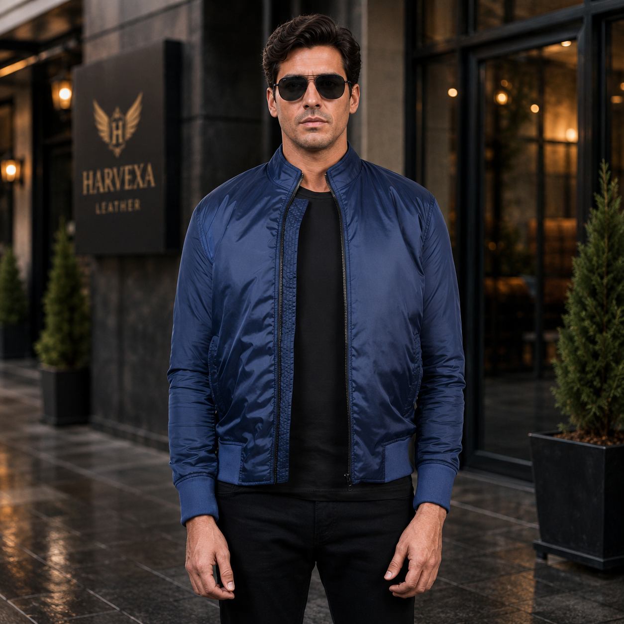 Ramon Black Bomber Jacket