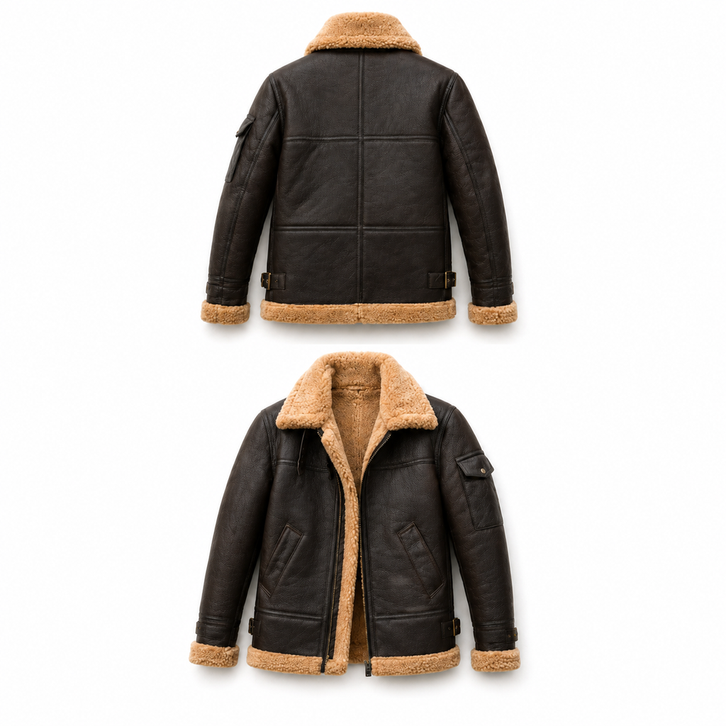 Men's B3 Shearling Aviator Bomber Jacket