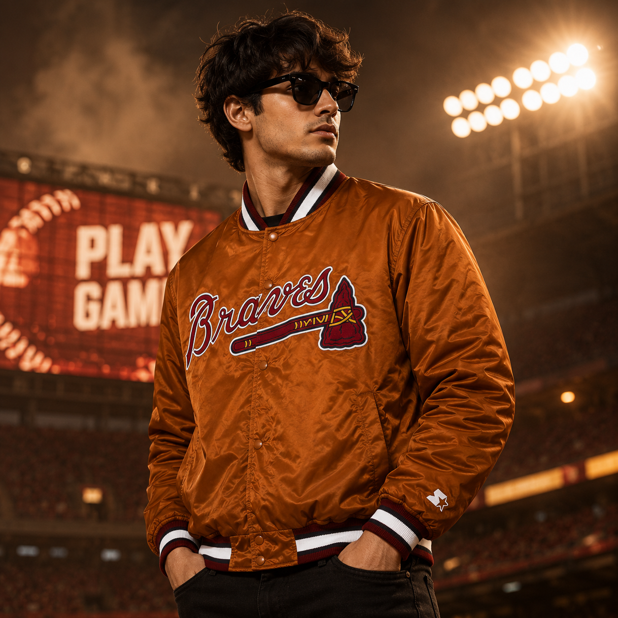 Atlanta Braves Satin Jacket