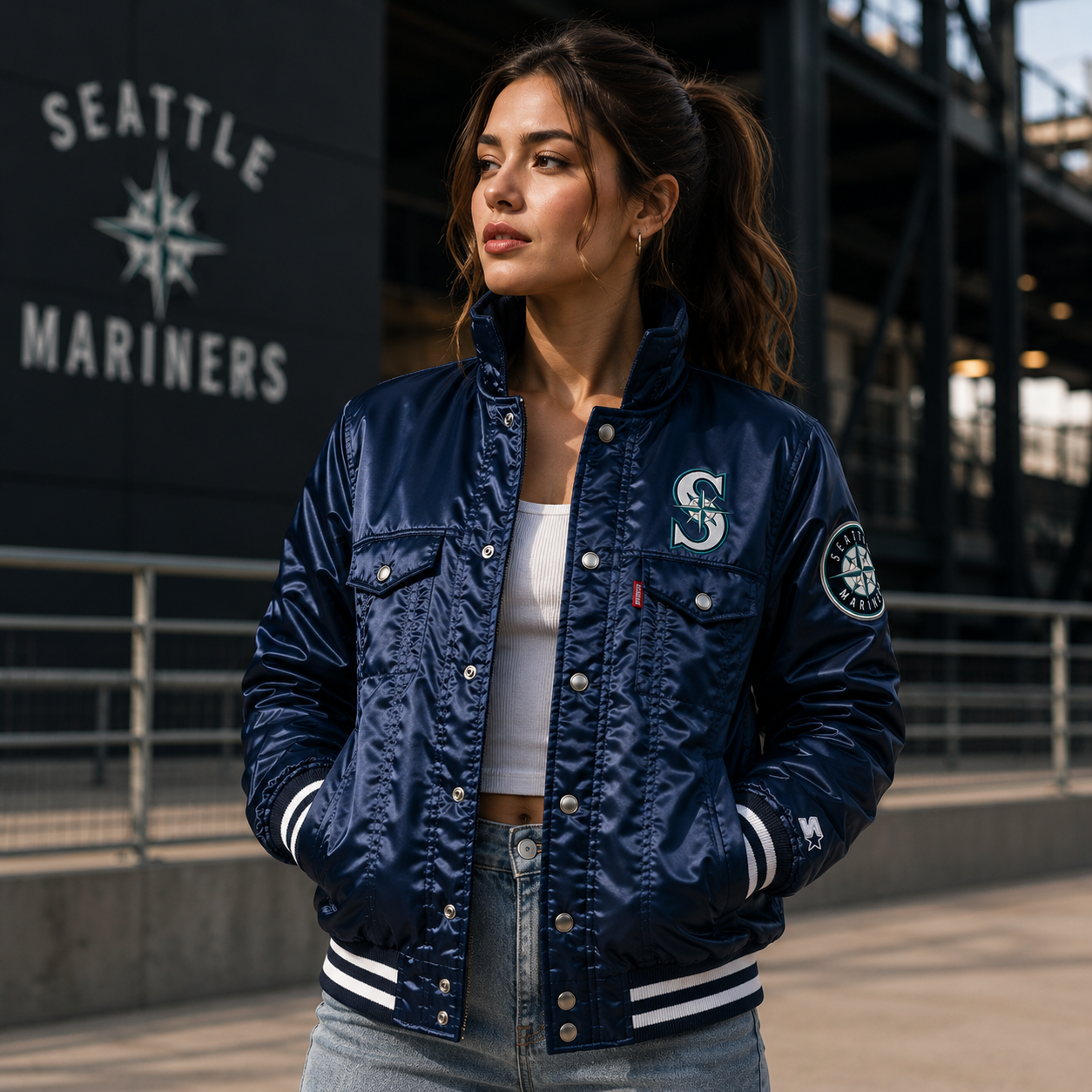Seattle Mariners Trucker Jacket