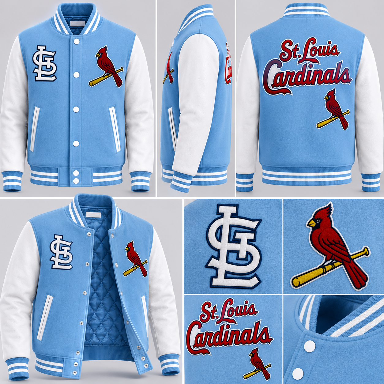 Women's St. Louis Cardinals Game Day Classics Wool Varsity Jacket