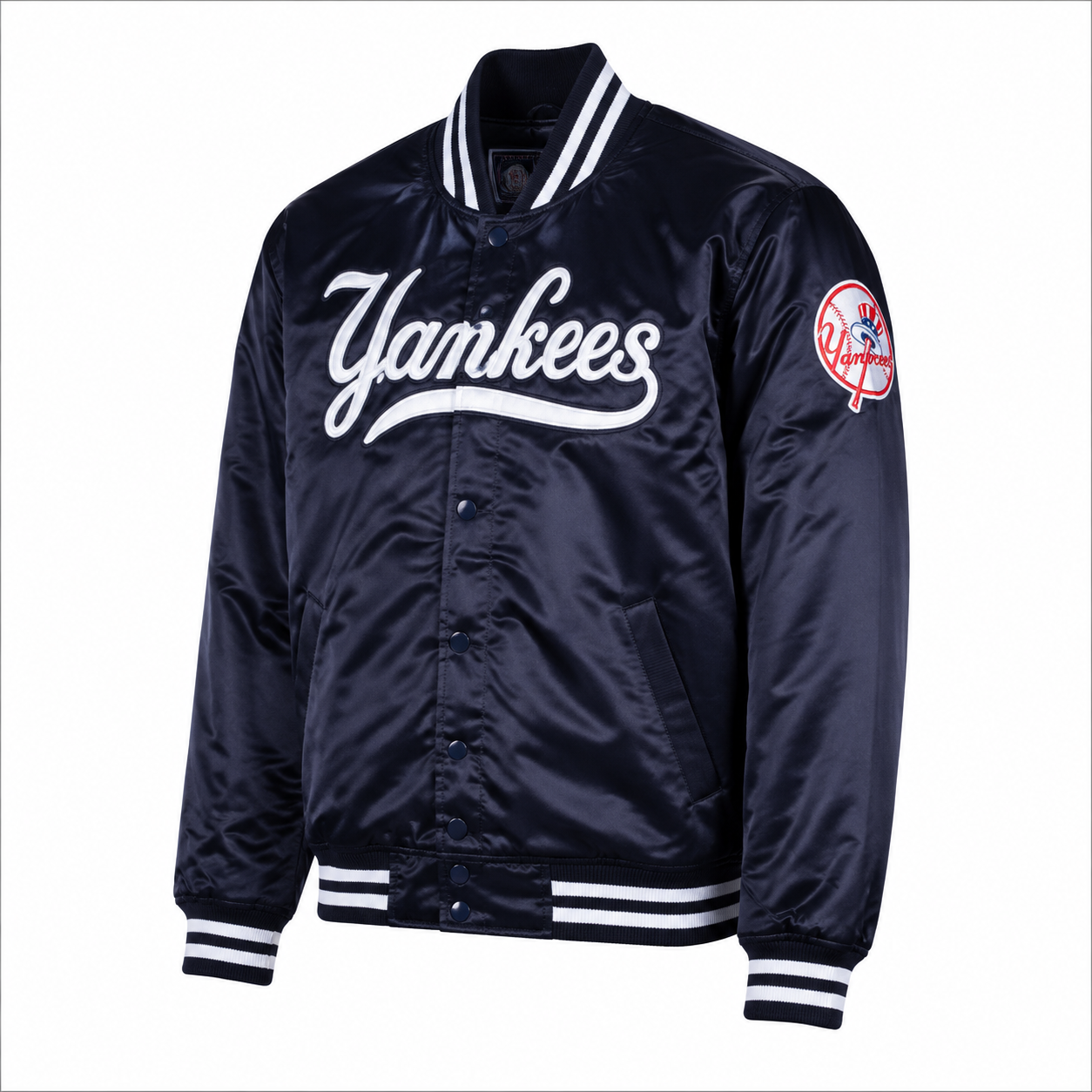 Yankees Bomber Satin Jacket