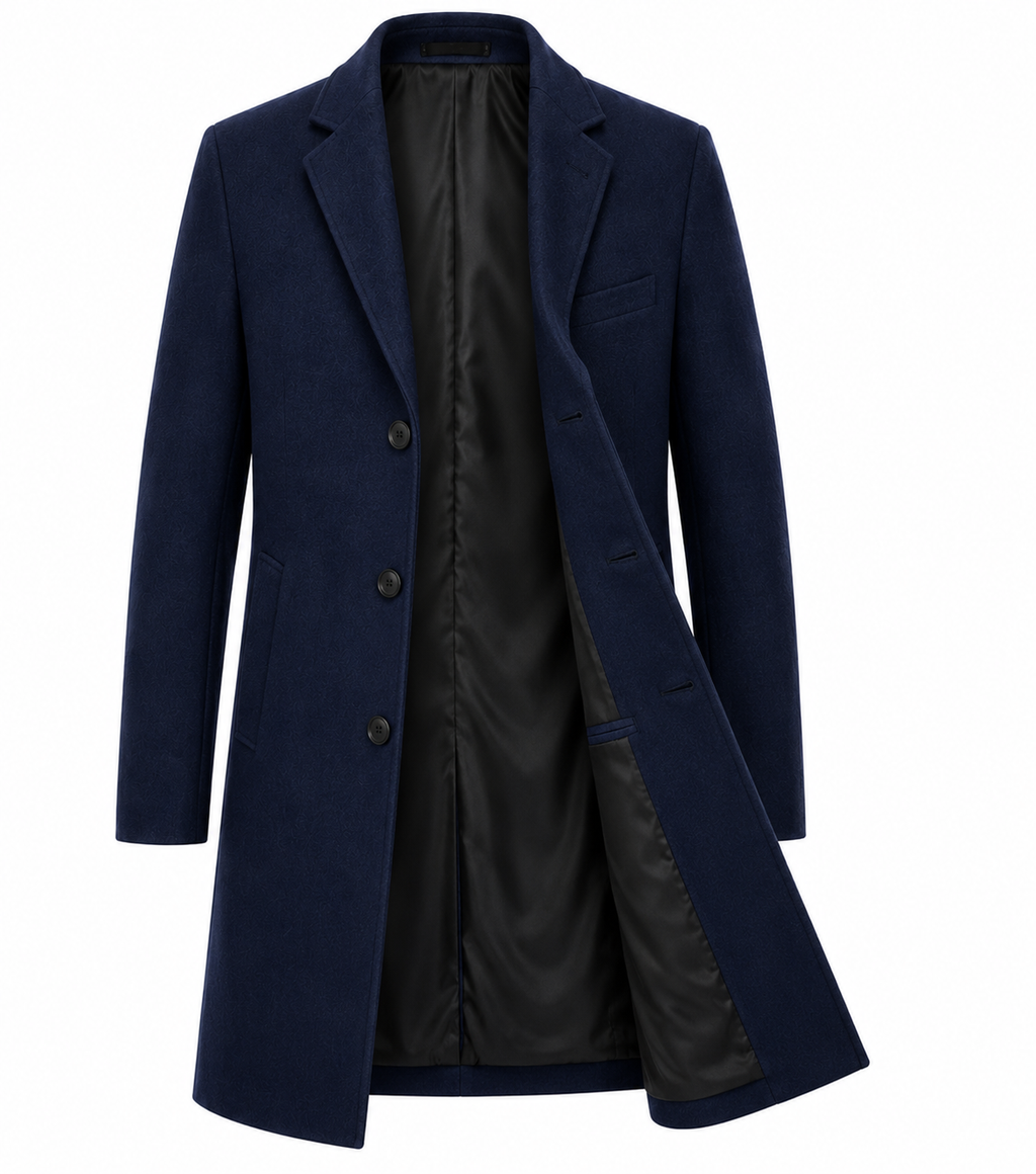 Classic Single-Breasted Wool coat