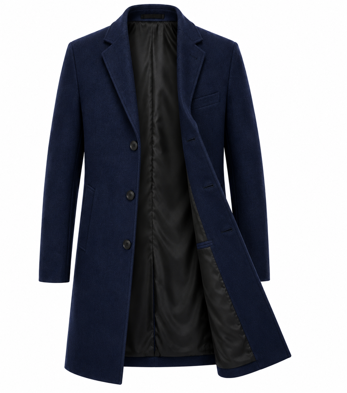 Classic Single-Breasted Wool coat