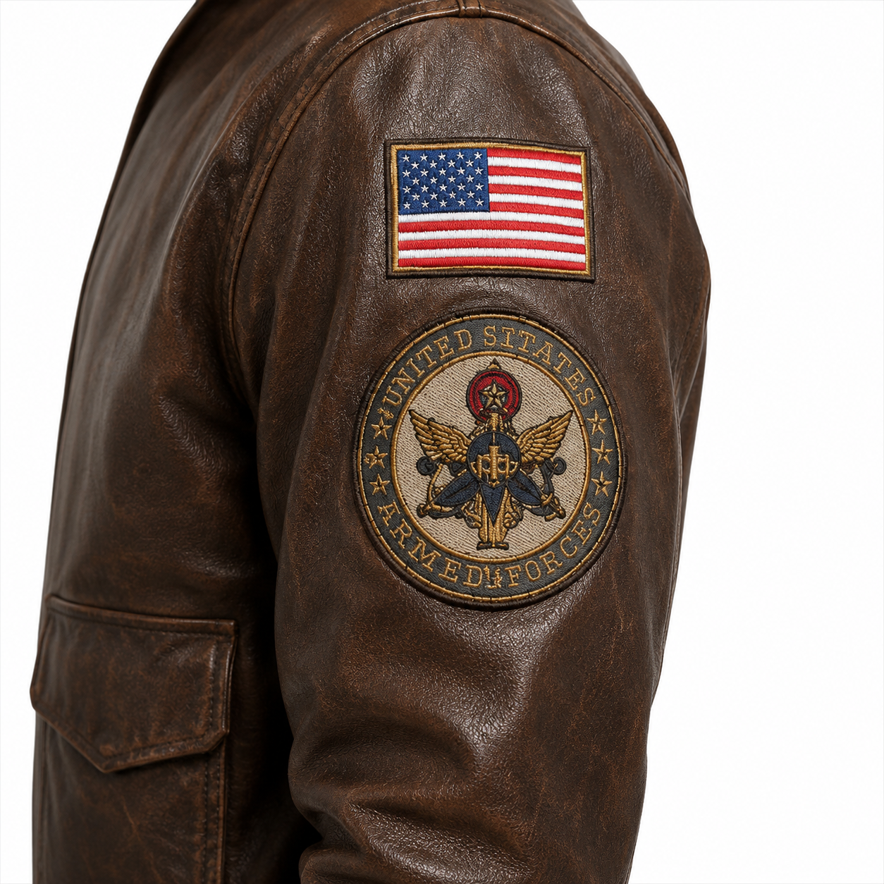 Men's Vintage Brown Genuine Leather