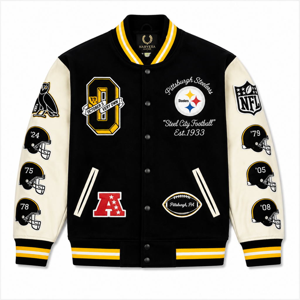Pittsburgh Steelers Letterman Jacket