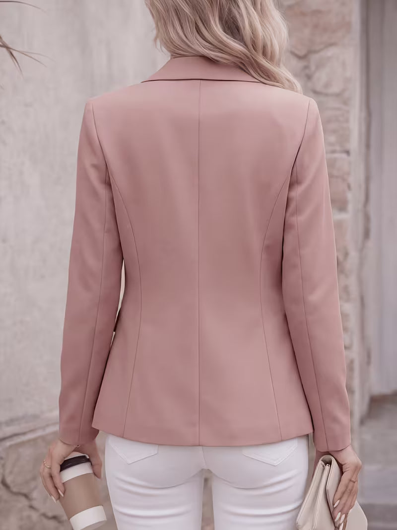 Slim-Fit Single-Button Blazer