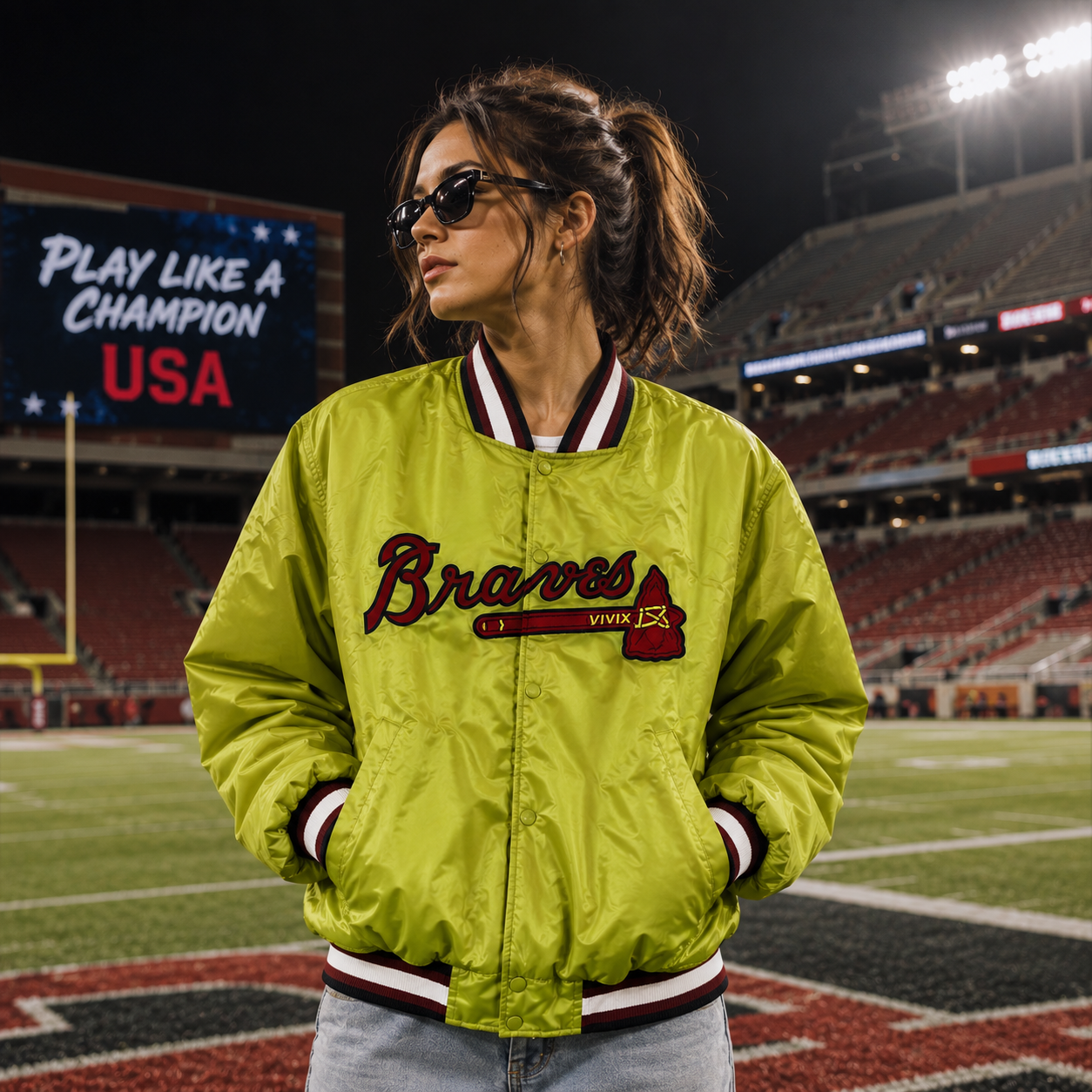 Atlanta Braves Satin Jacket