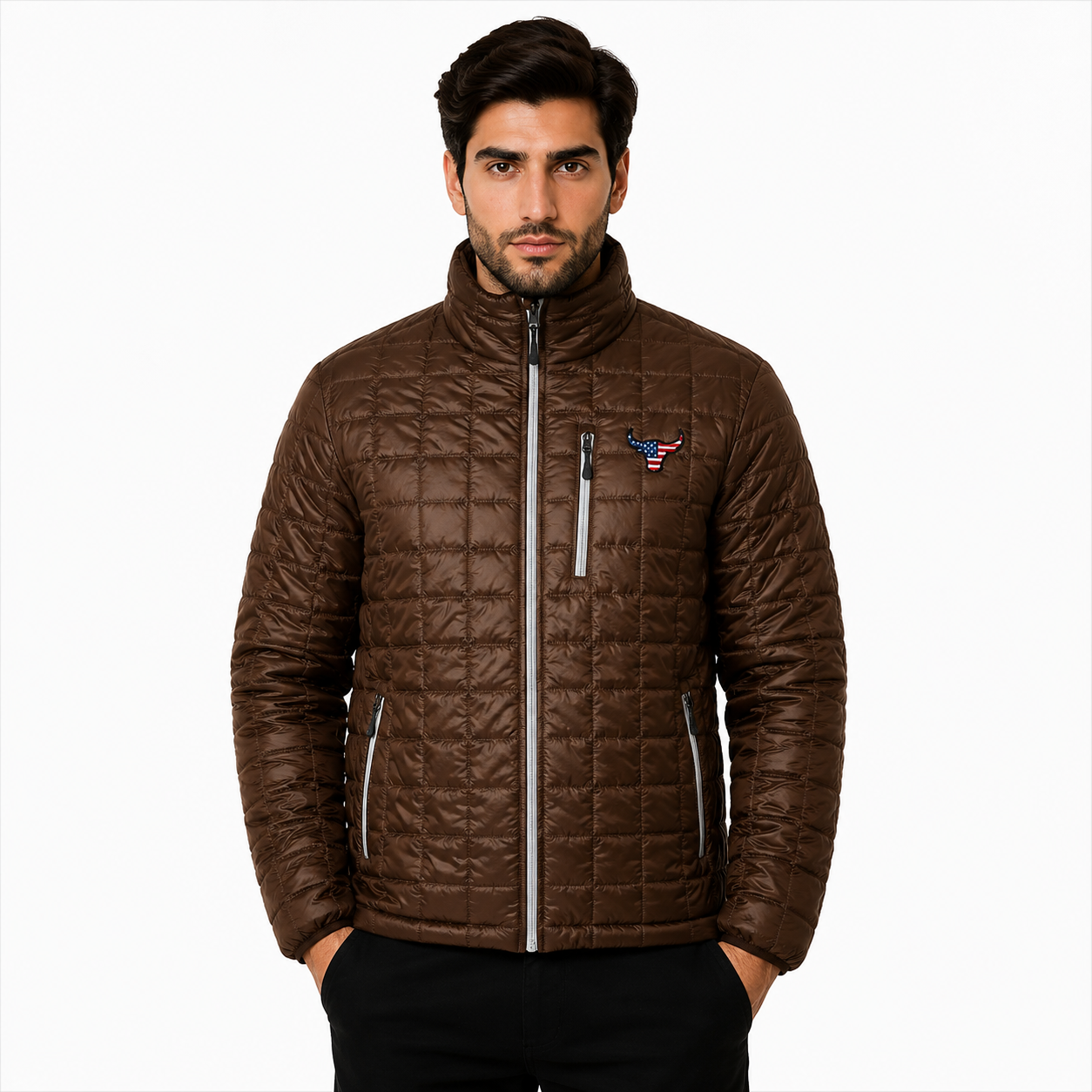 Men's Rainier PrimaLoft Eco Full-Zip Puffer Jacket