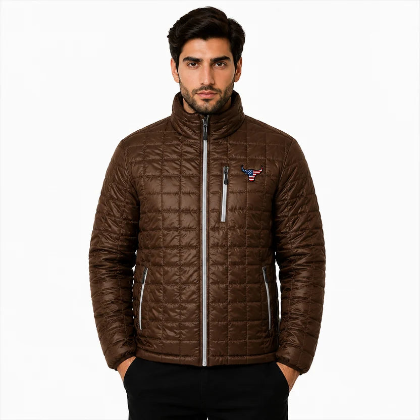 Brown Rainer Puffer Dallas Jacket