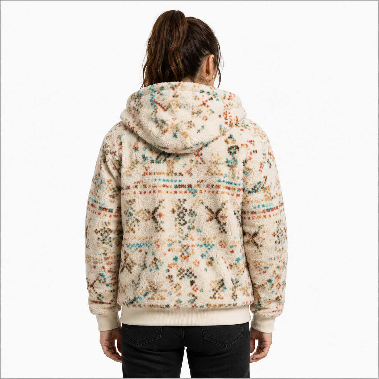 Women's Sherpa Fleece Hoodie