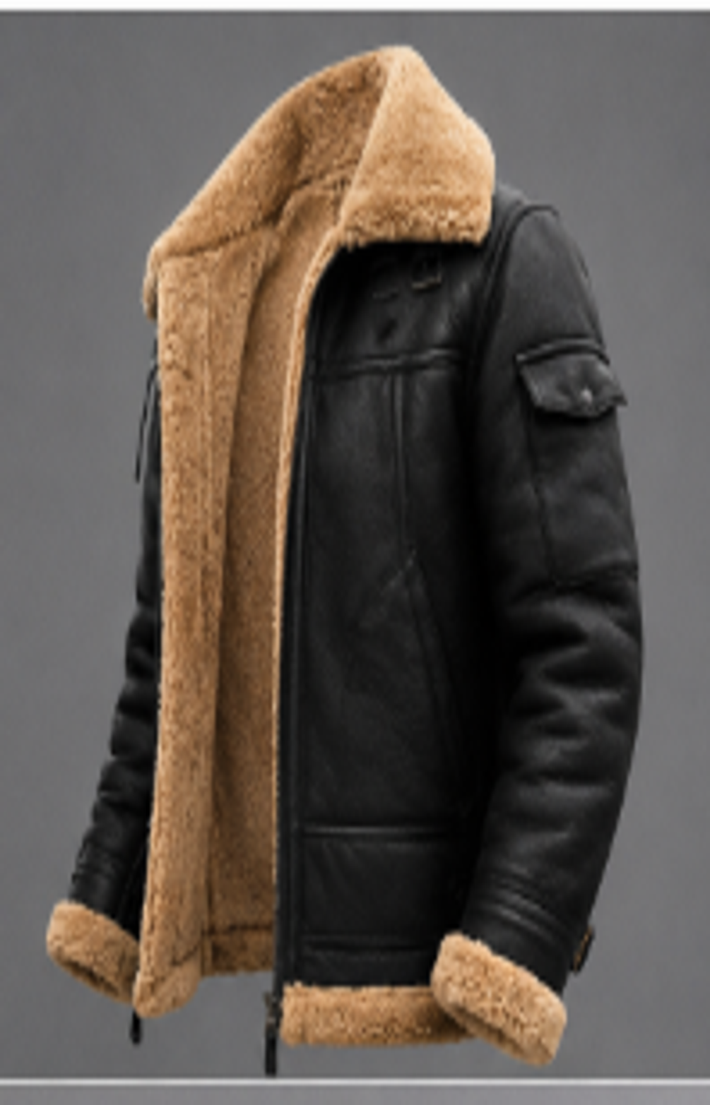 Men's B3 Shearling Aviator Bomber Jacket