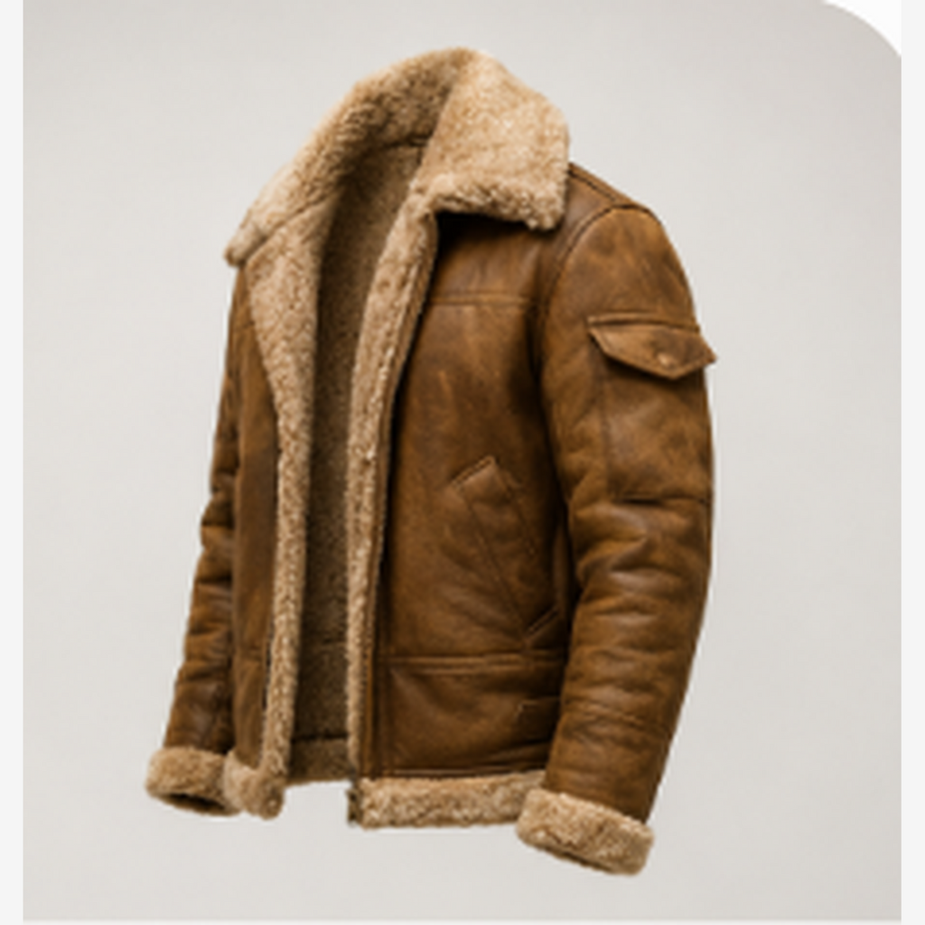 Men's B3 Shearling Aviator Bomber Jacket