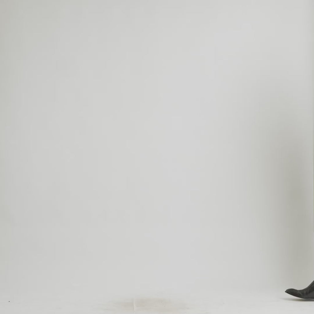 Furcliff Black Leather Coat