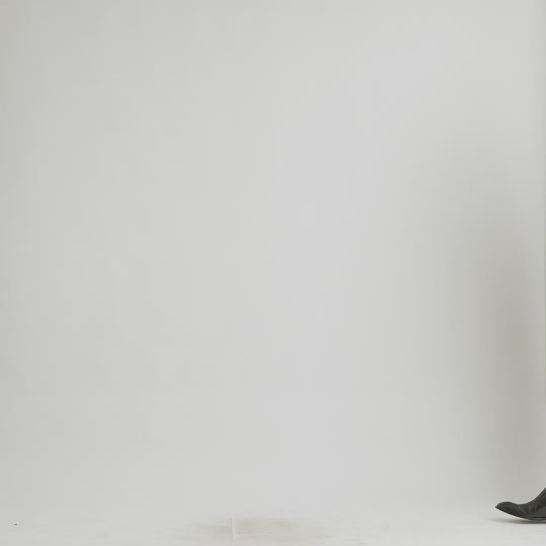 Furcliff Black Leather Coat