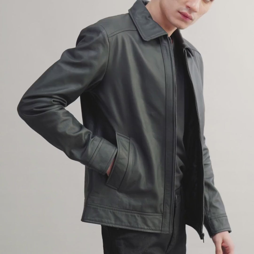 Inferno Black Leather Jacket
