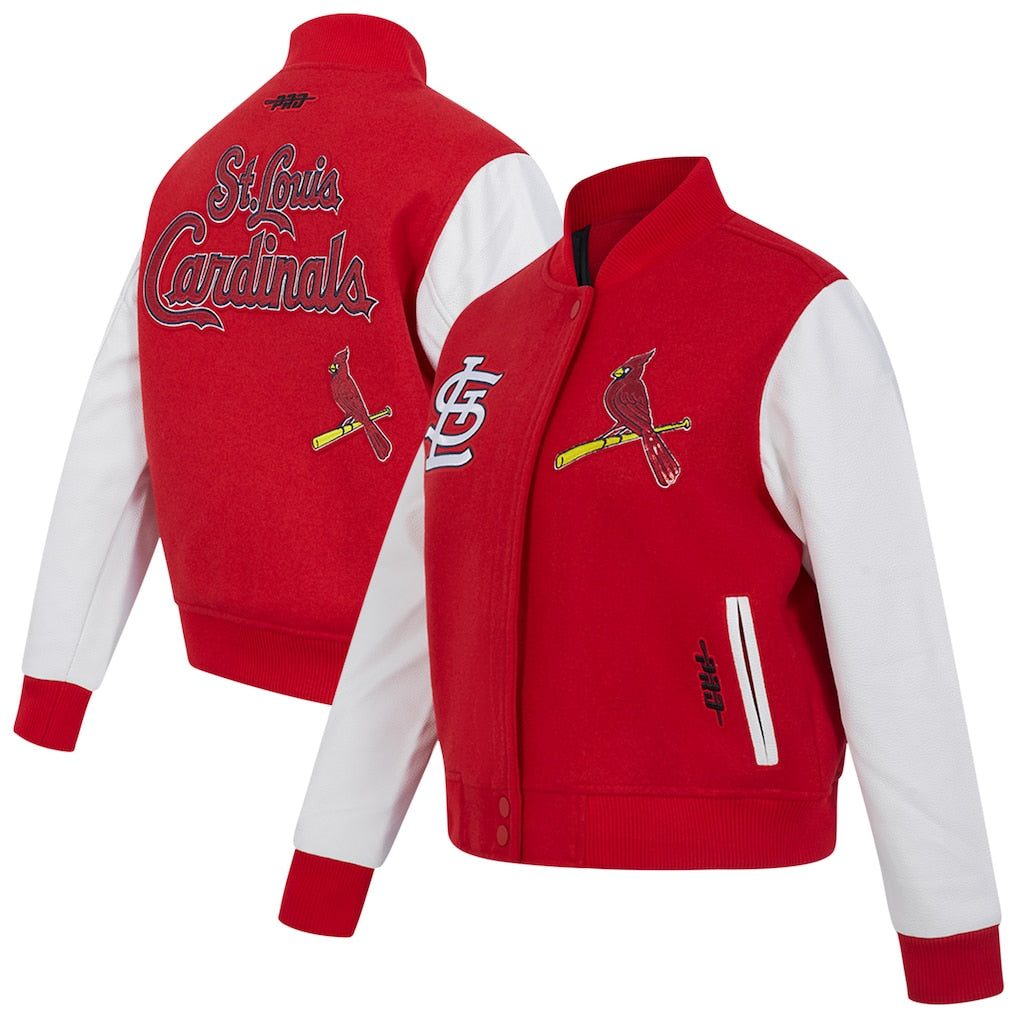 Women's St. Louis Cardinals Game Day Classics Wool Varsity Jacket